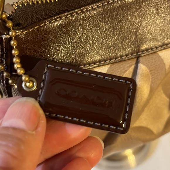 COACH MADISON HOBO CANVAD/LEATHER BAG 12950 - Picture 4 of 9